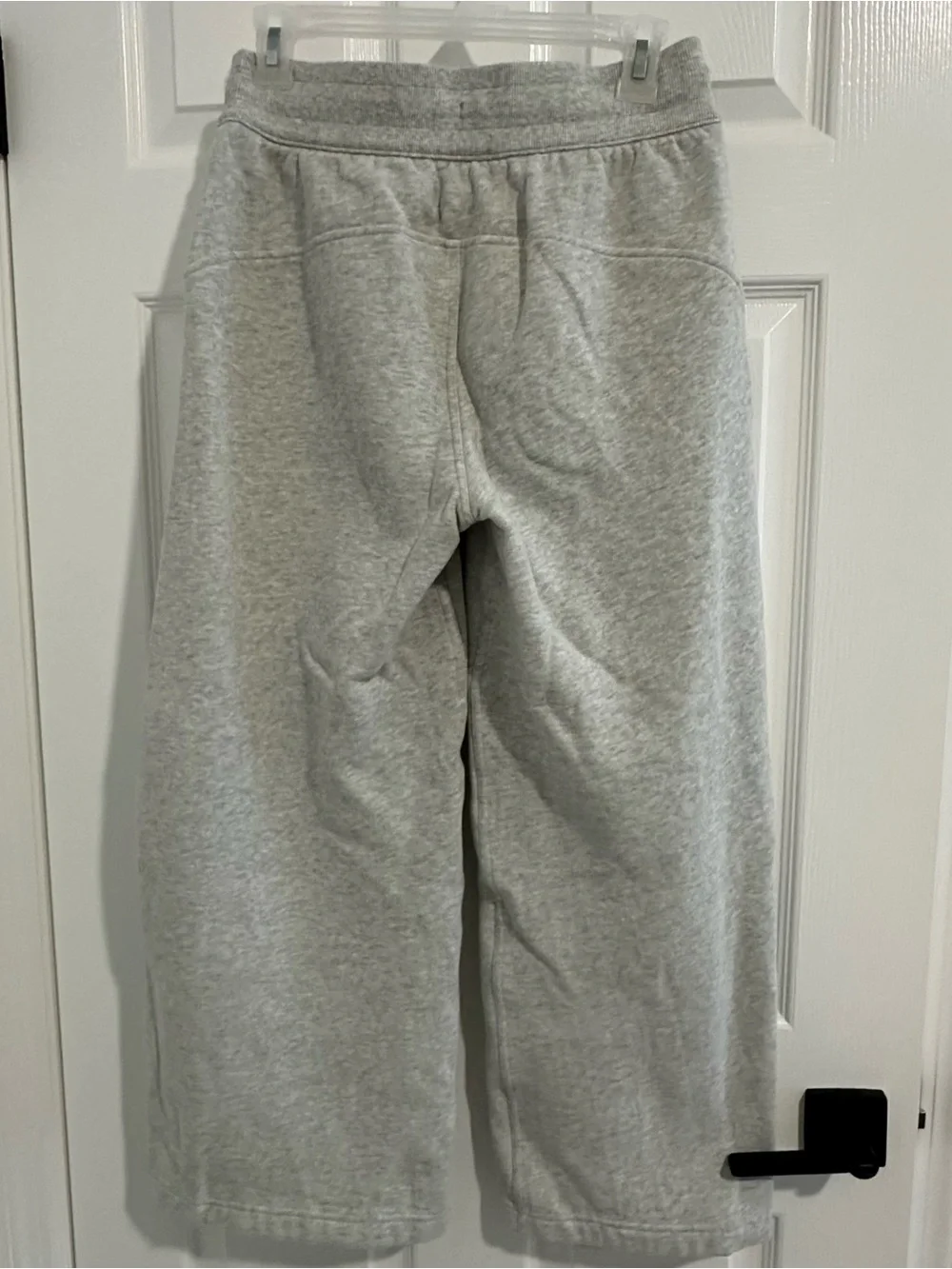 Lululemon Scuba Mid-Rise Wide-Leg Pant *Short Heathered Grey Size S-NWT